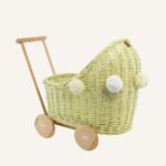 Wicker Wooden Dolls Toy